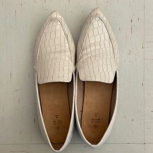 Call it spring cream loafers.